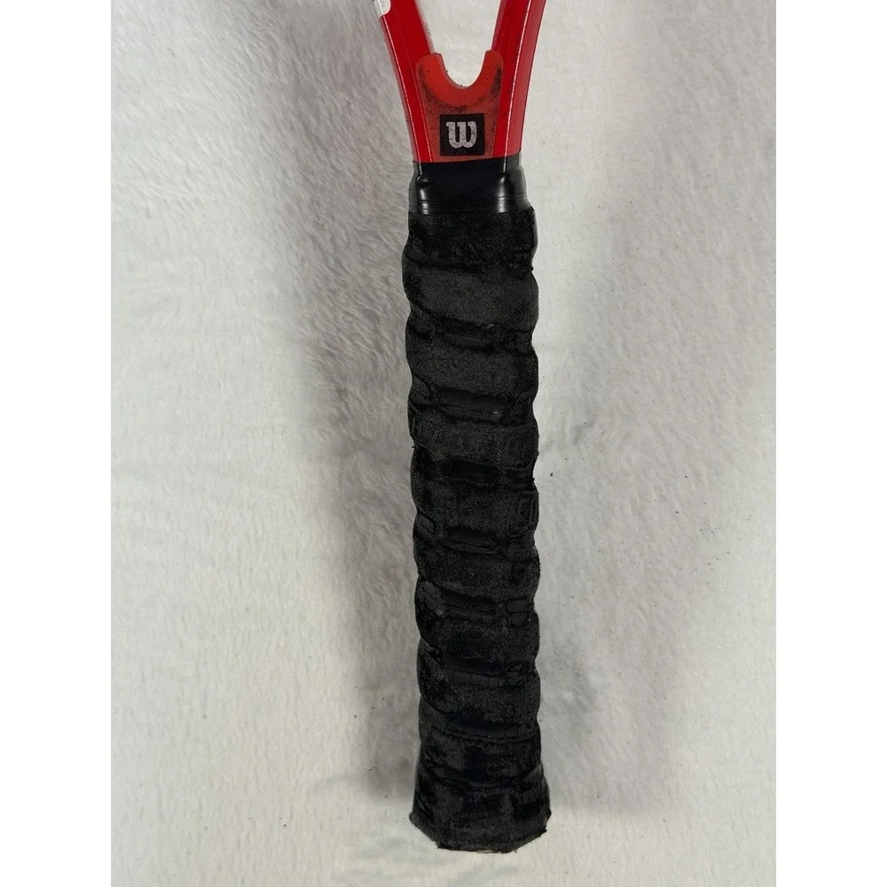 Wilson Impact Titanium Volcanic Frame Tennis Racquet L4 4 1/2 Power Bridge Case‎